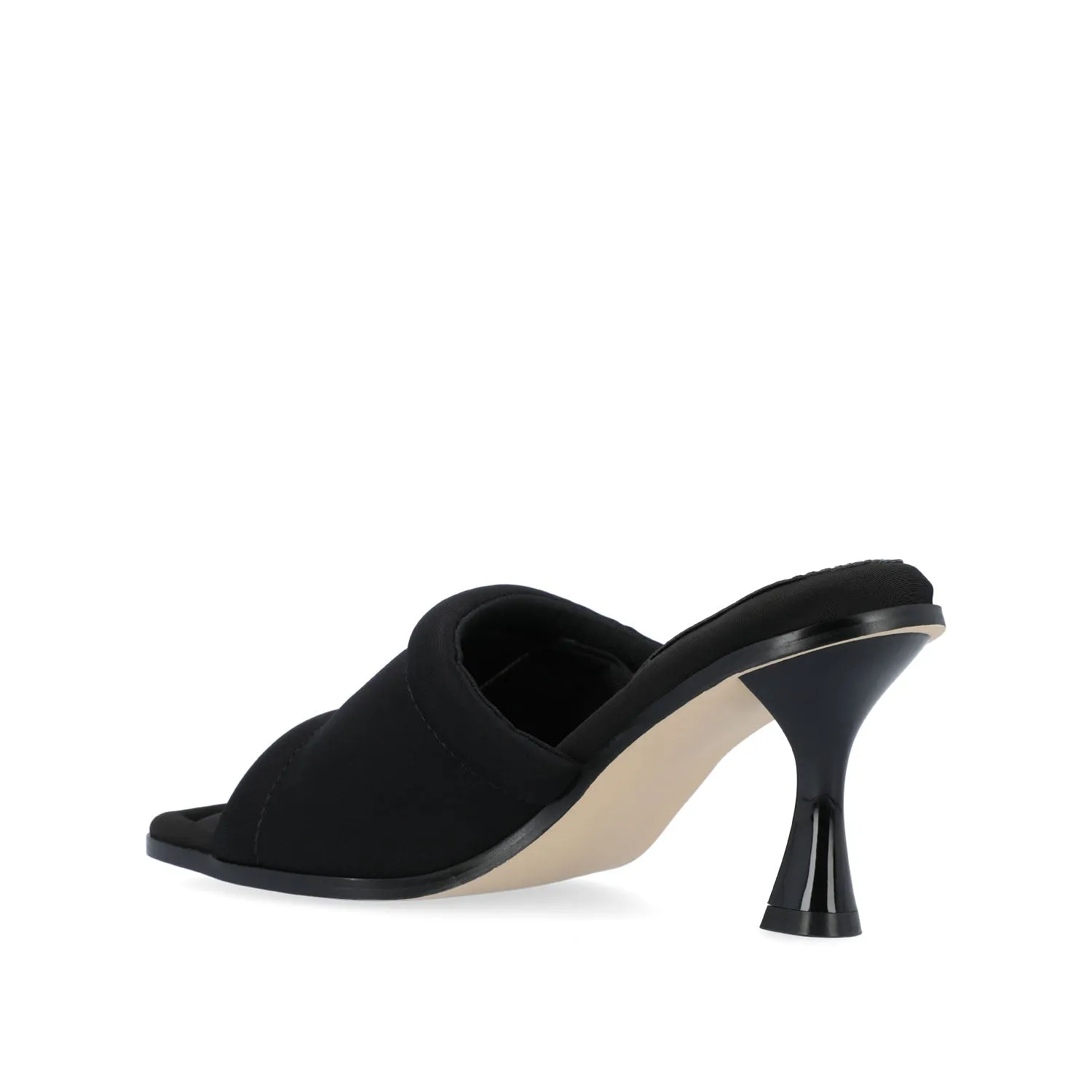 ADDRIEL MULE HEELS IN FAUX LEATHER