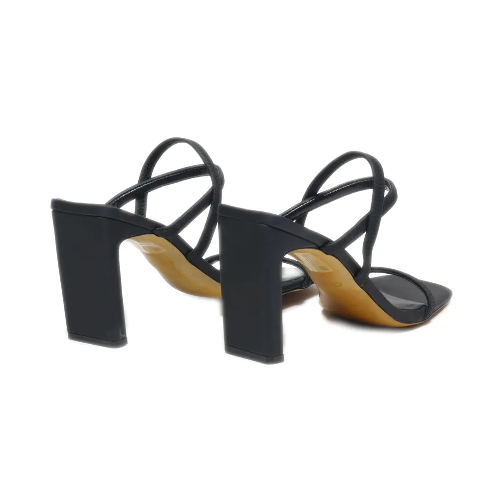 Aldo High-Heel Sandals Fabric Black Colour For Women