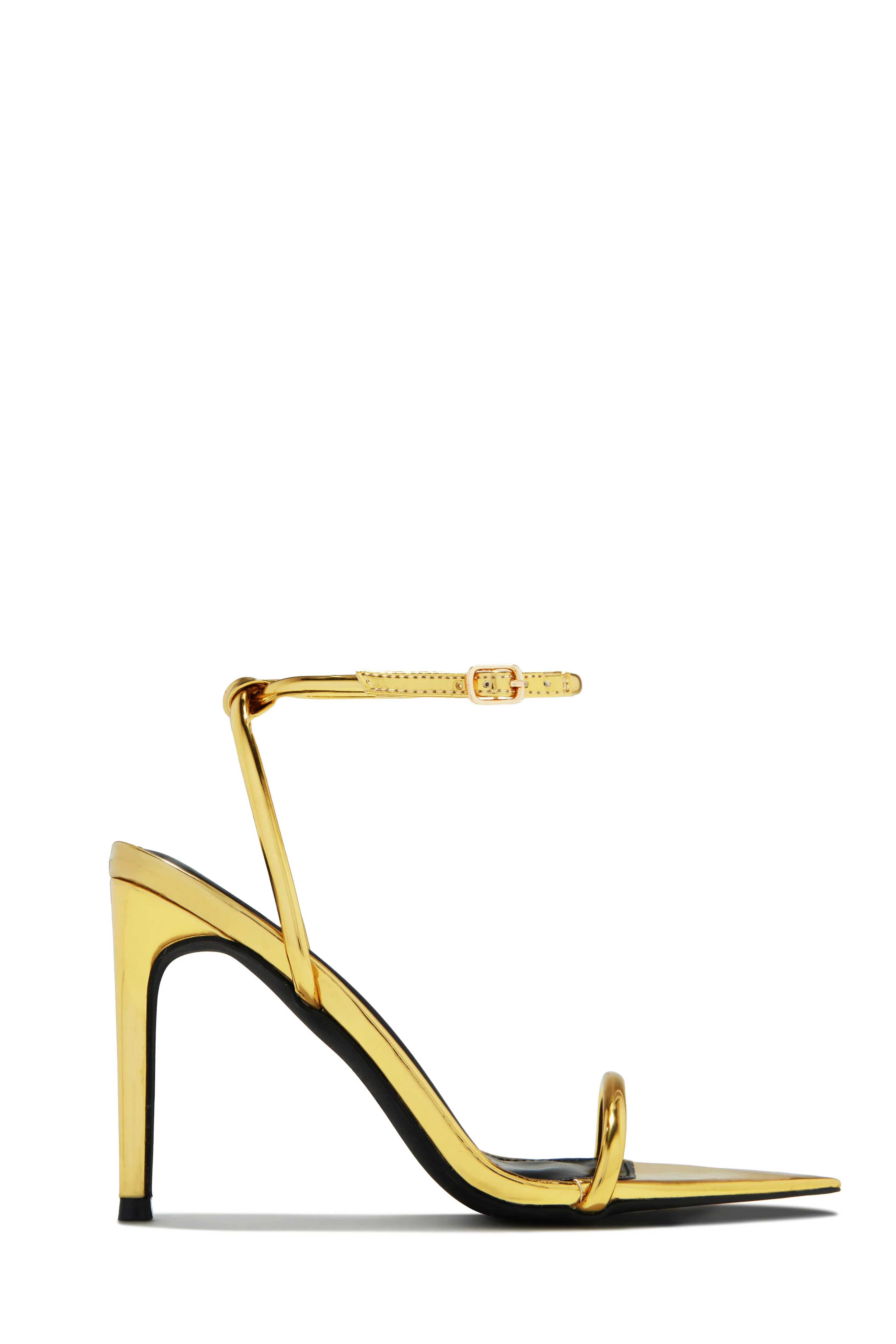 Anezia Single Sole High Heels - Gold