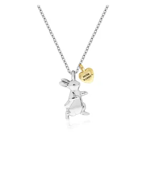 Beatrix Potter Sterling Silver Two-Tone Pendant Necklace