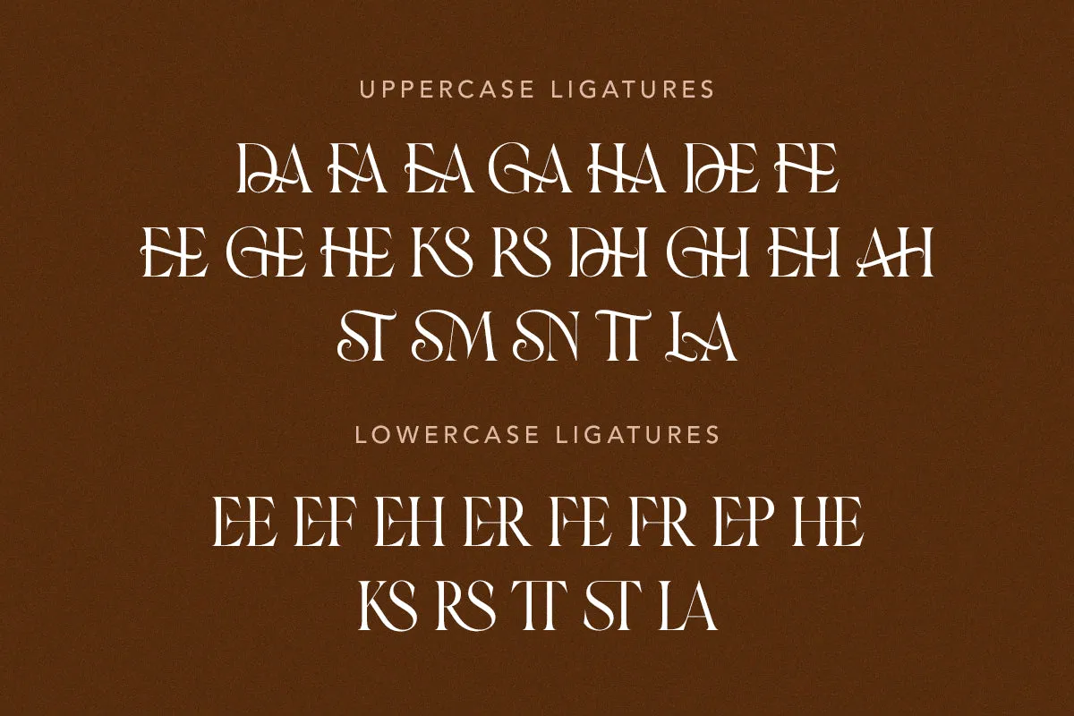 Claviers - Two Styles Serif