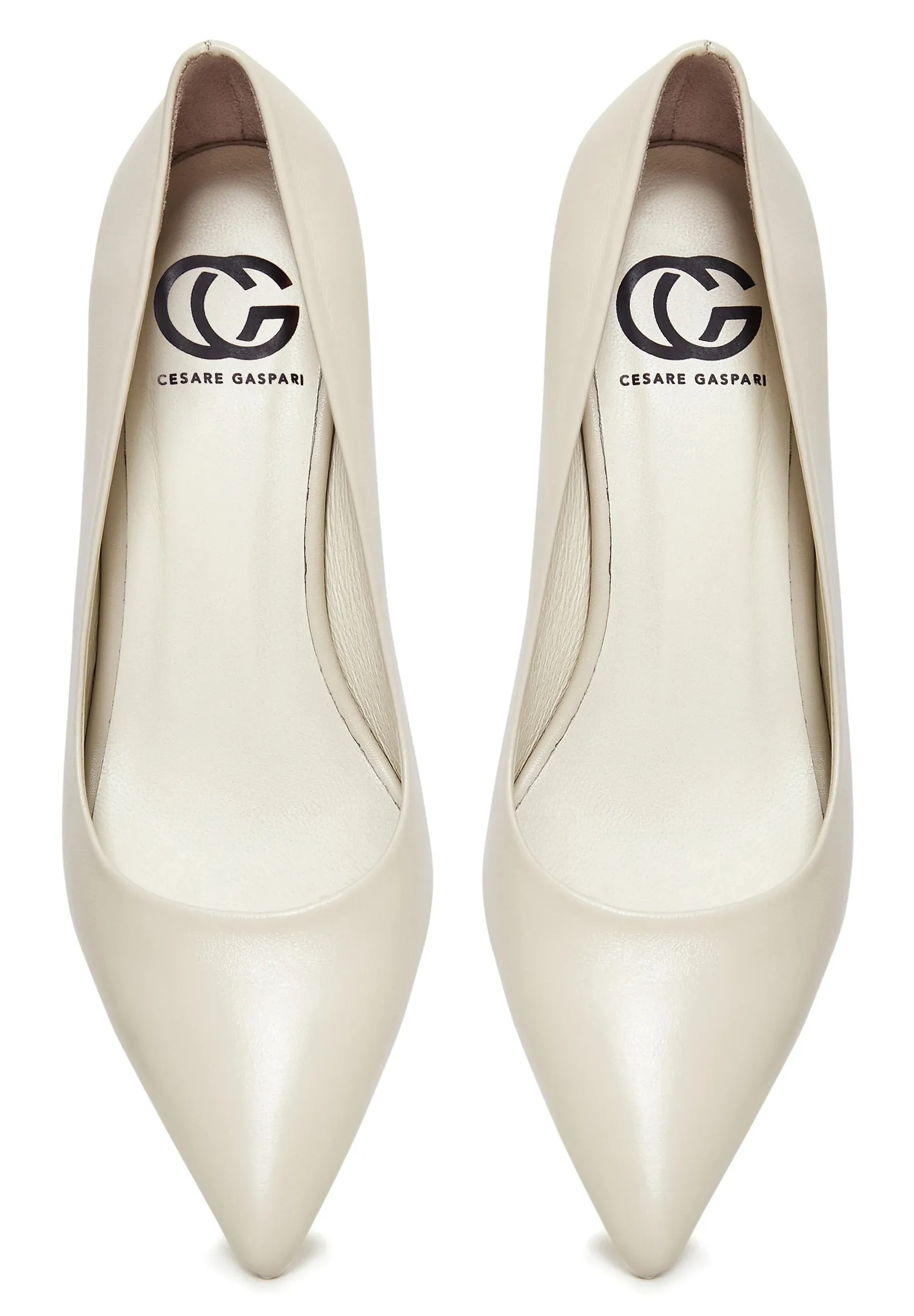 Elegant Luxe Pumps - Off White