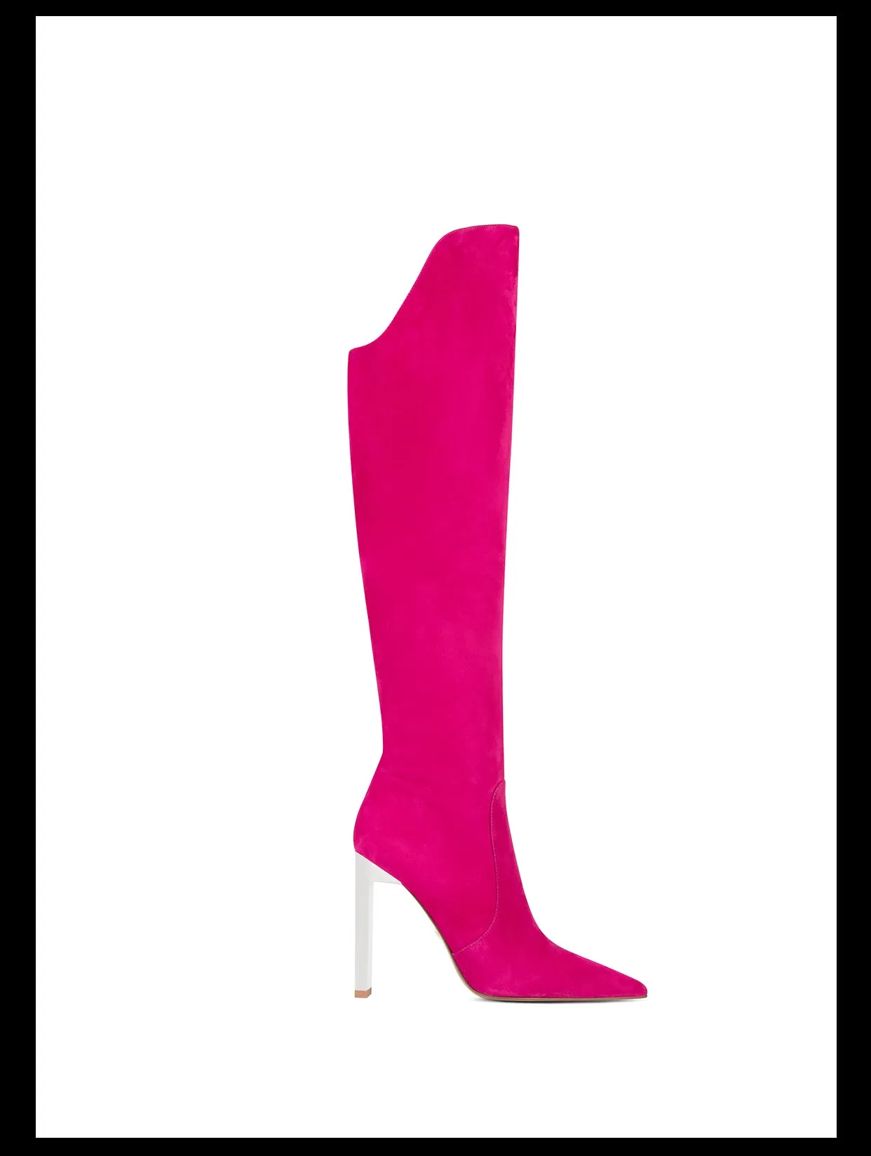 Fab-fei fuchsia autumn/winter knee-length high heel boots - Gachi