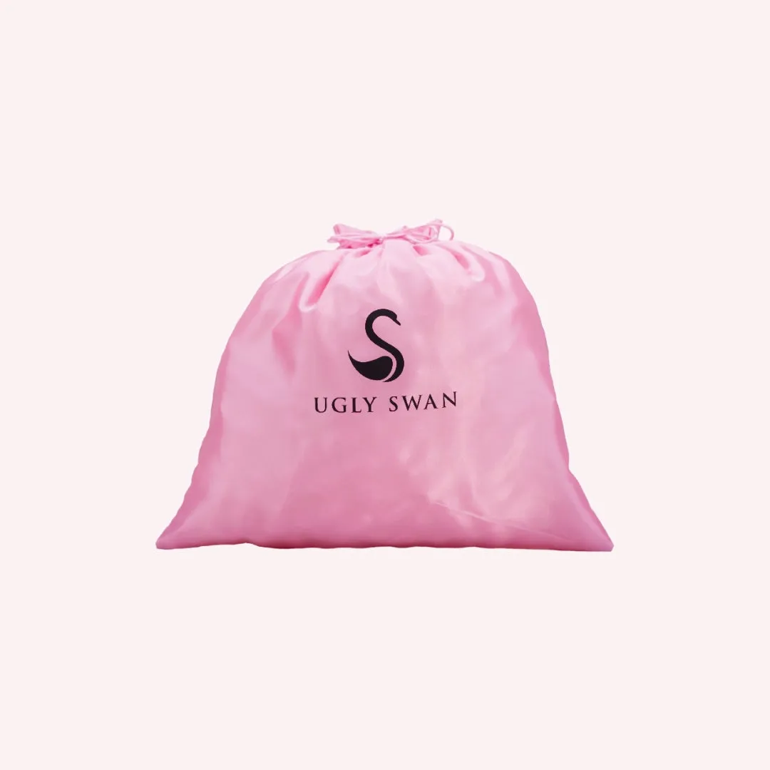 Free Pink Satin Bag