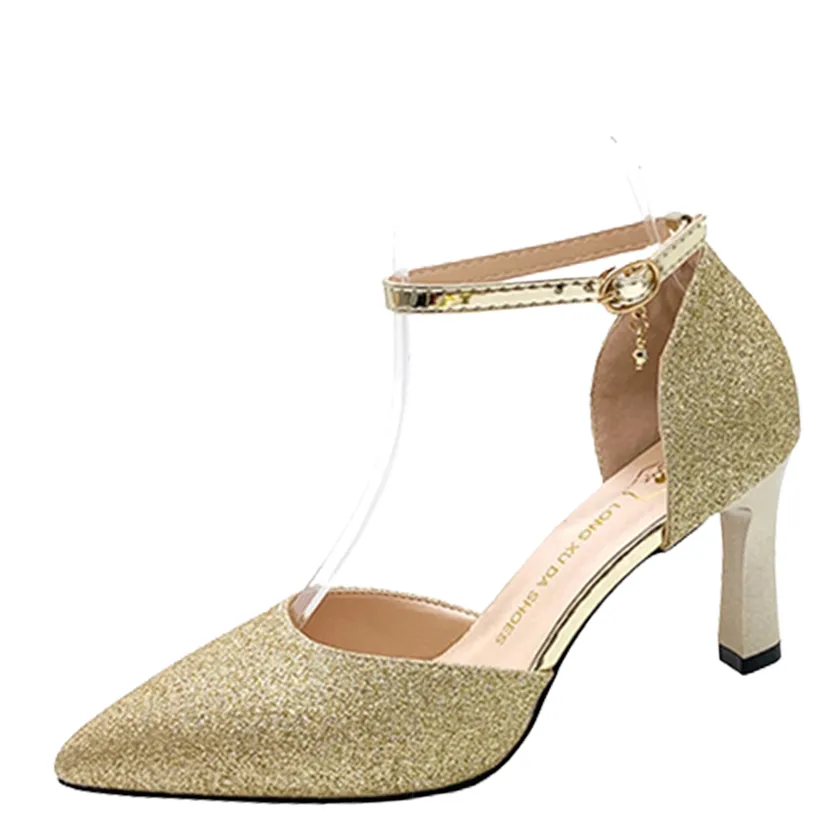 Funki Buys | Shoes | Women's Sparkly Gold Silver Bridal Heels