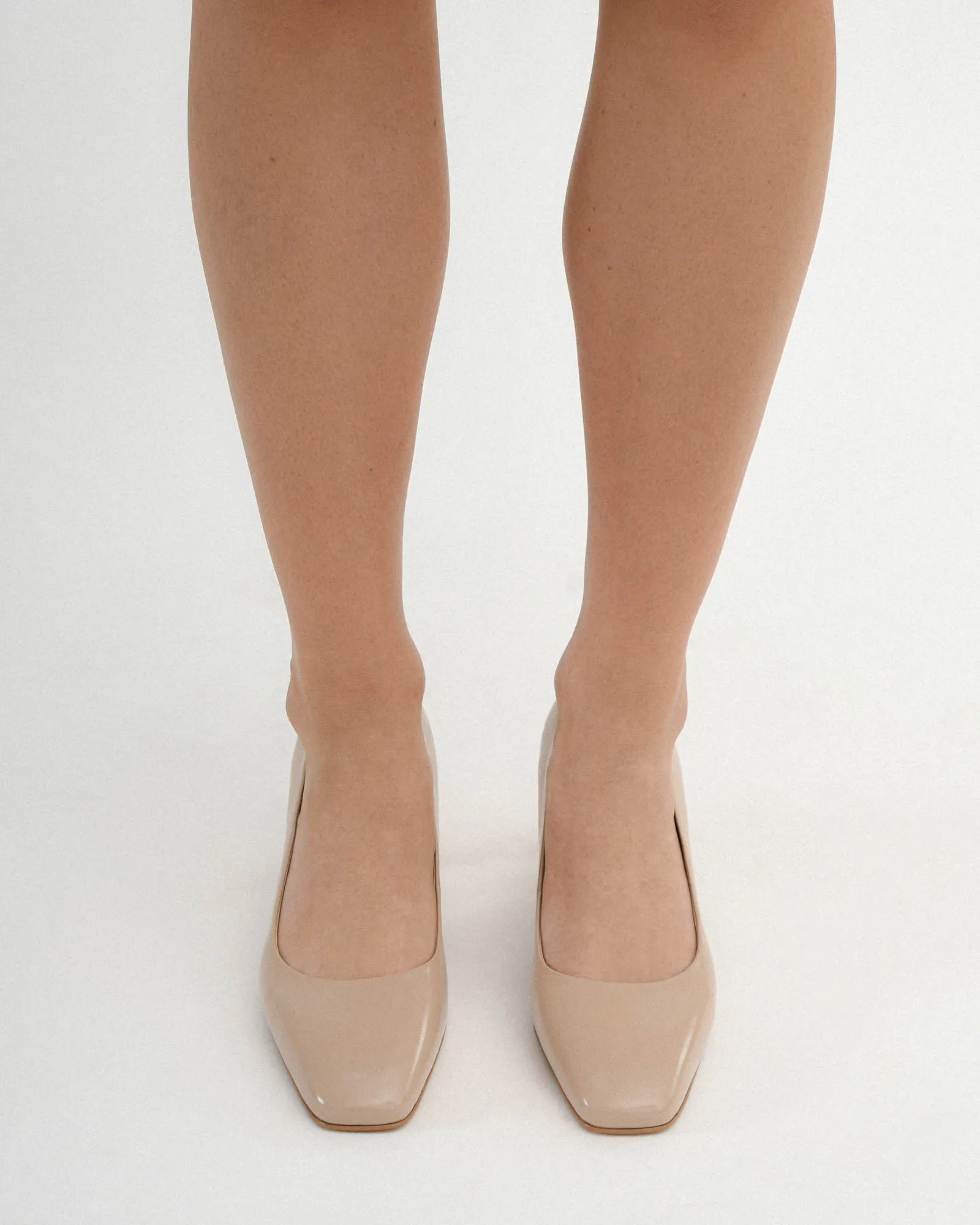 HOLLAND HIGH HEELS BLUSH LEATHER