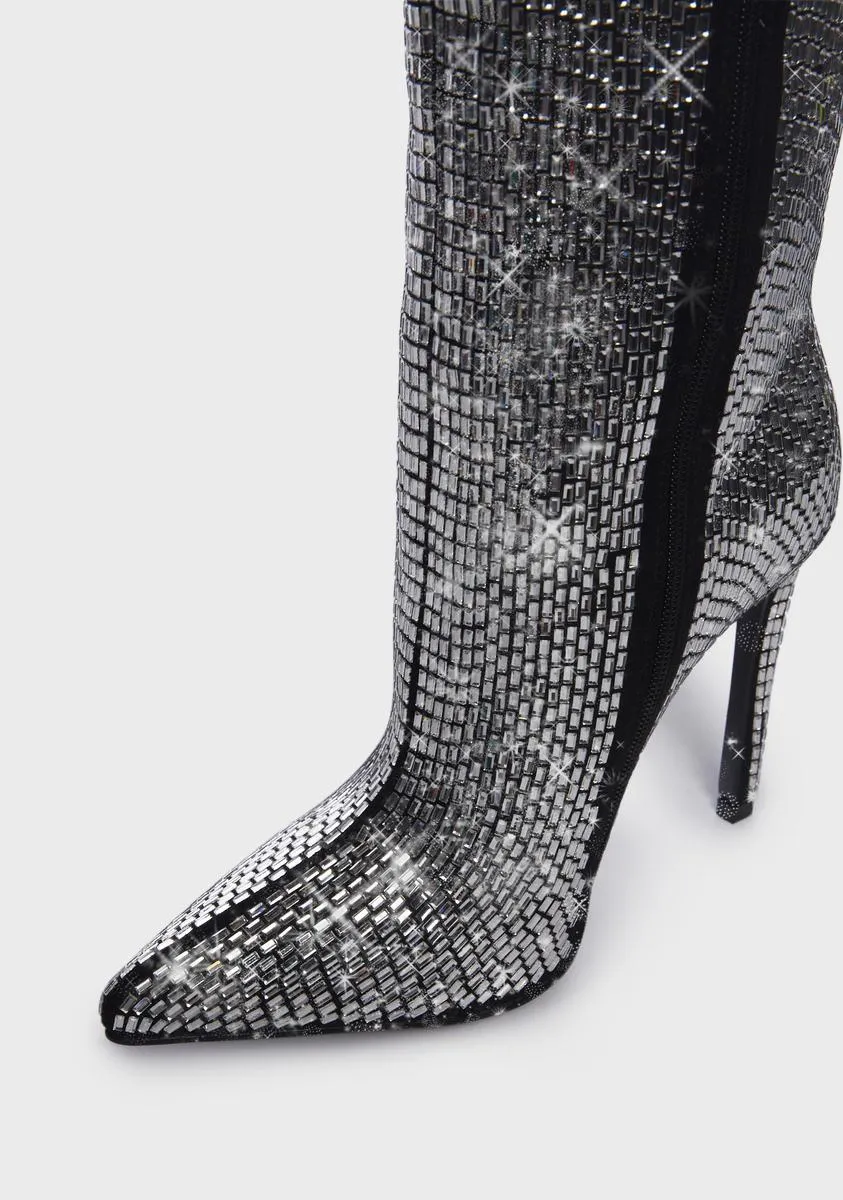 Jadia Heeled Sparkle Boots