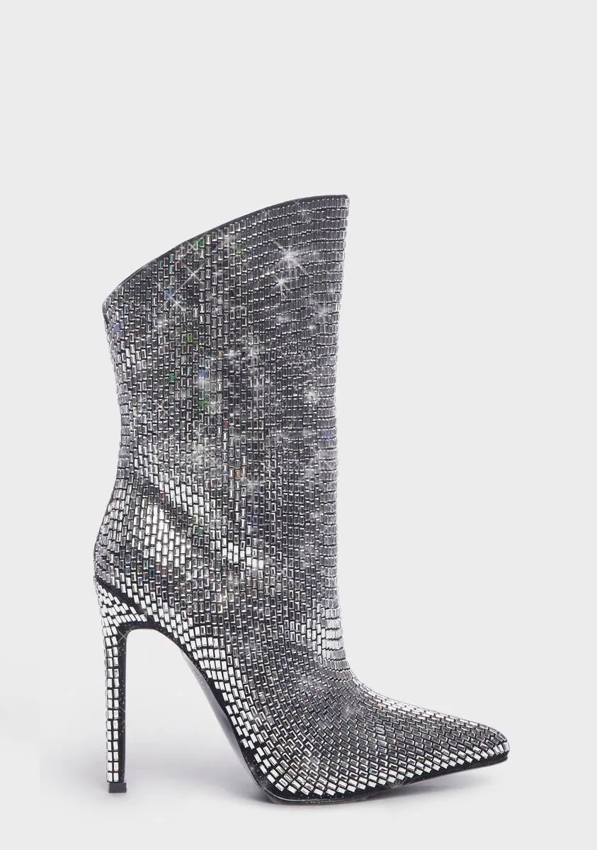 Jadia Heeled Sparkle Boots