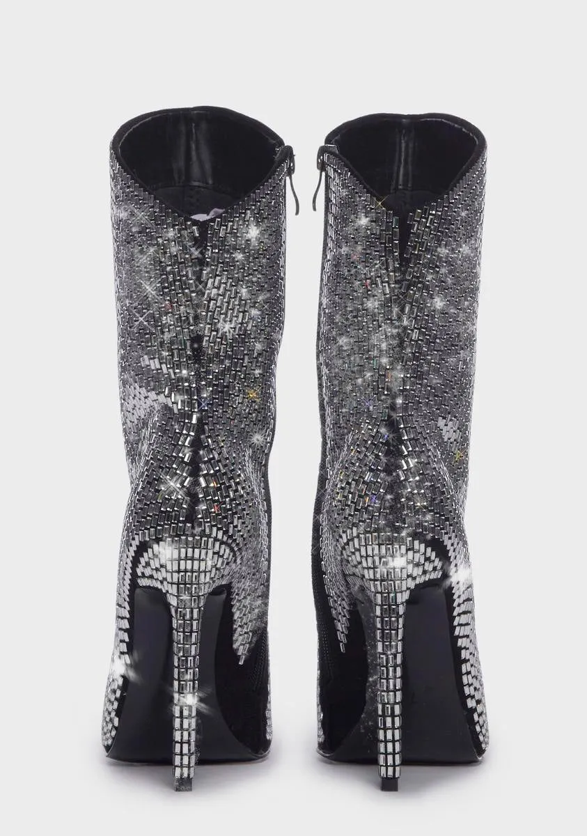 Jadia Heeled Sparkle Boots