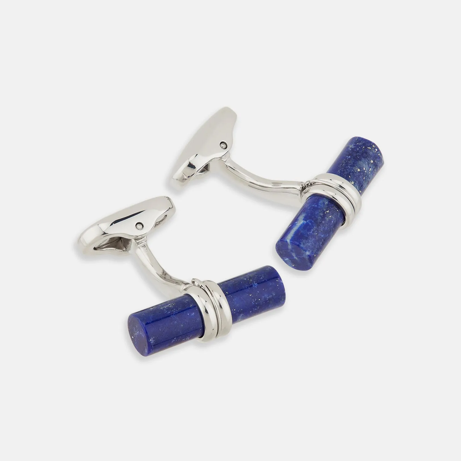 Lapis Lazuli Handlebar Cufflinks