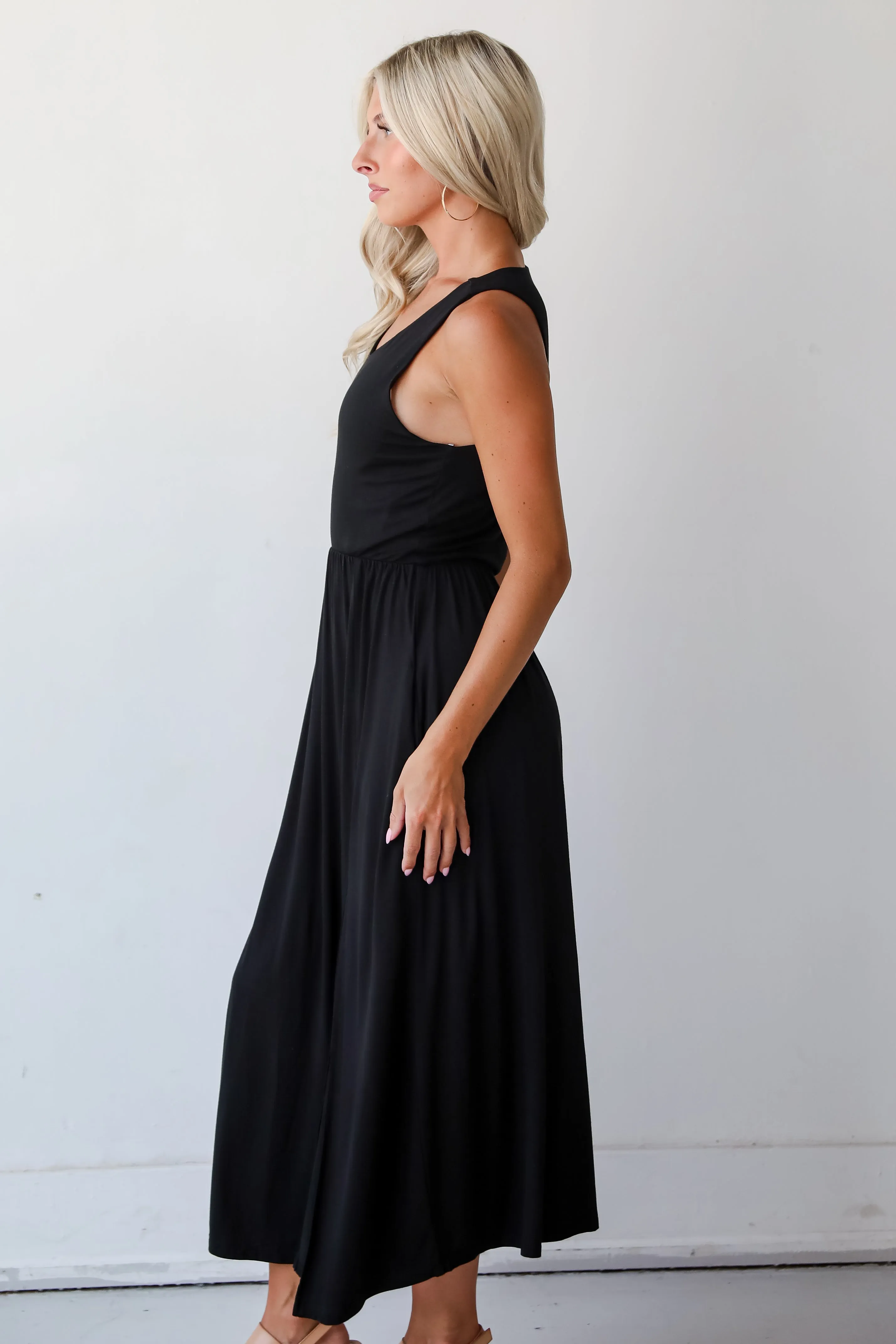 Majorly Sophisticated Black Maxi Dress