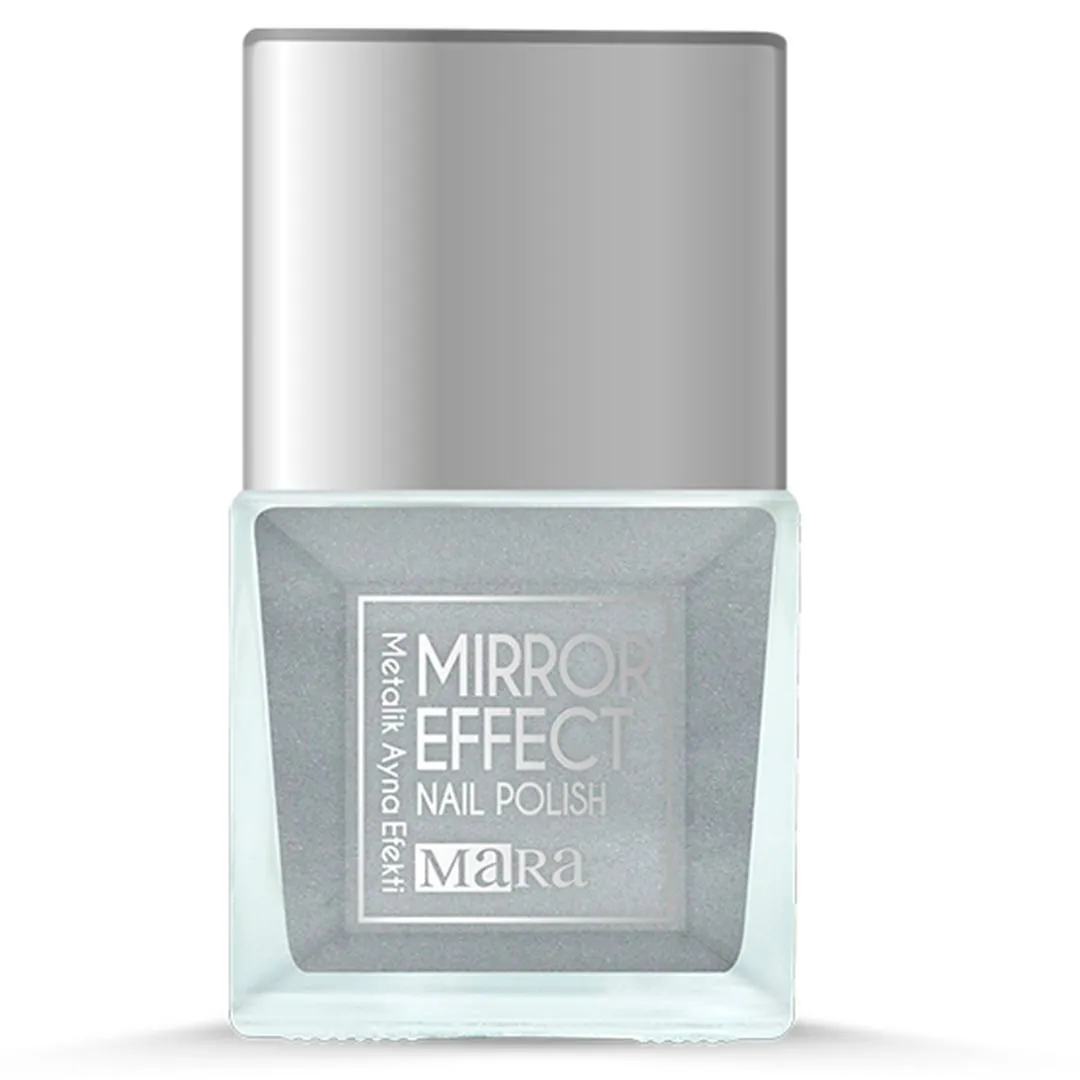 Mara Mirror Effect Nail Polish - Silver 15ML