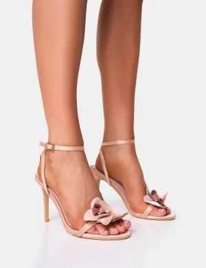 Mica Blush Orchid Barely There Stiletto Mid Heels