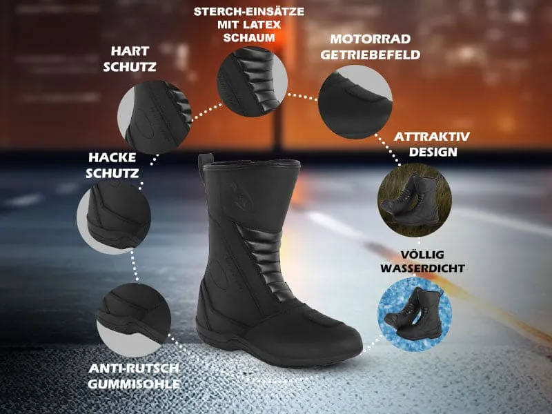 Motorcycle Waterproof Touring Boot