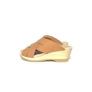 No. 6 - Basket Clog on Mid Wedge (Desert)