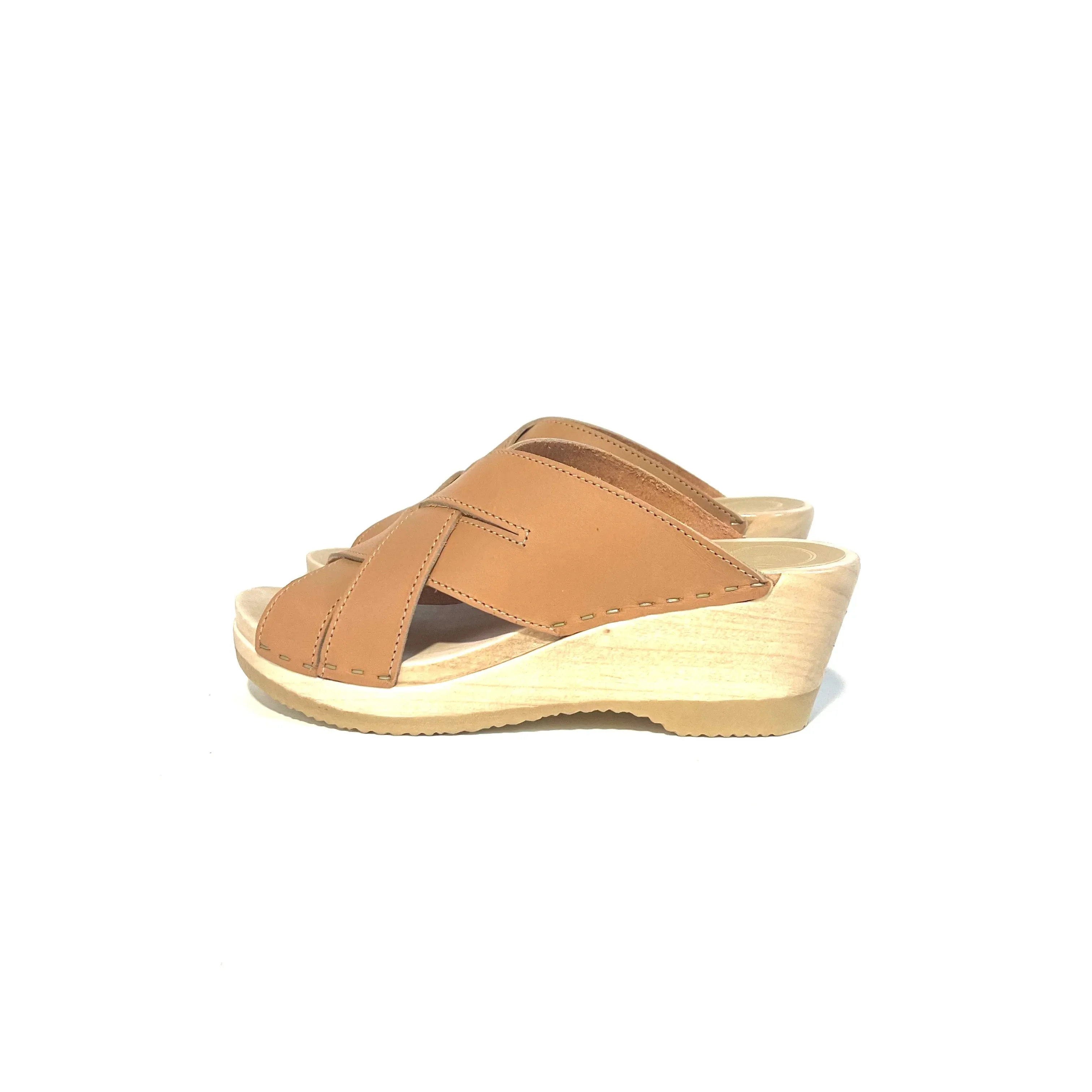 No. 6 - Basket Clog on Mid Wedge (Desert)