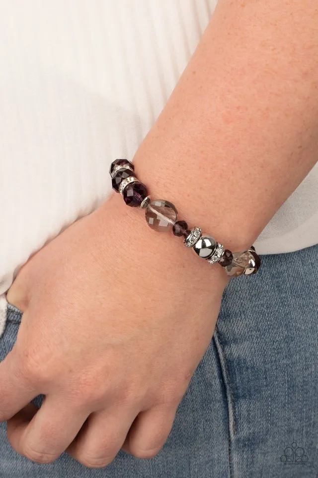 Paparazzi Bracelet ~ Treat Yourself - Purple