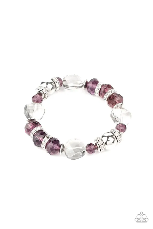 Paparazzi Bracelet ~ Treat Yourself - Purple