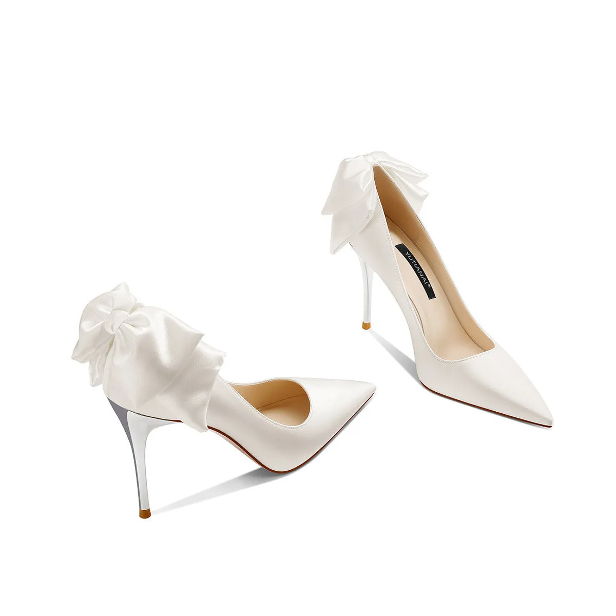 Pointed Toe Stiletto High Heels Wedding Shoes