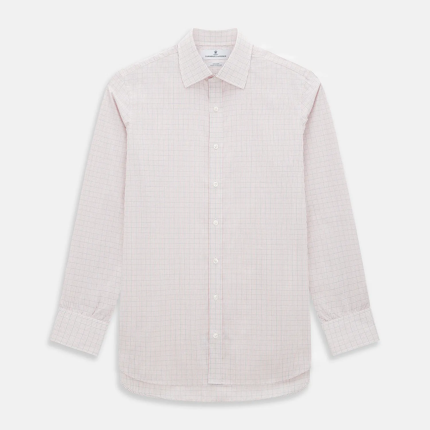 Red Micro Graph Check Mayfair Shirt