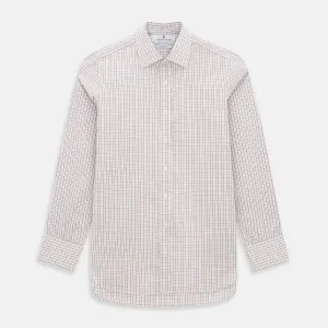 Red Tattersall Check Mayfair Shirt