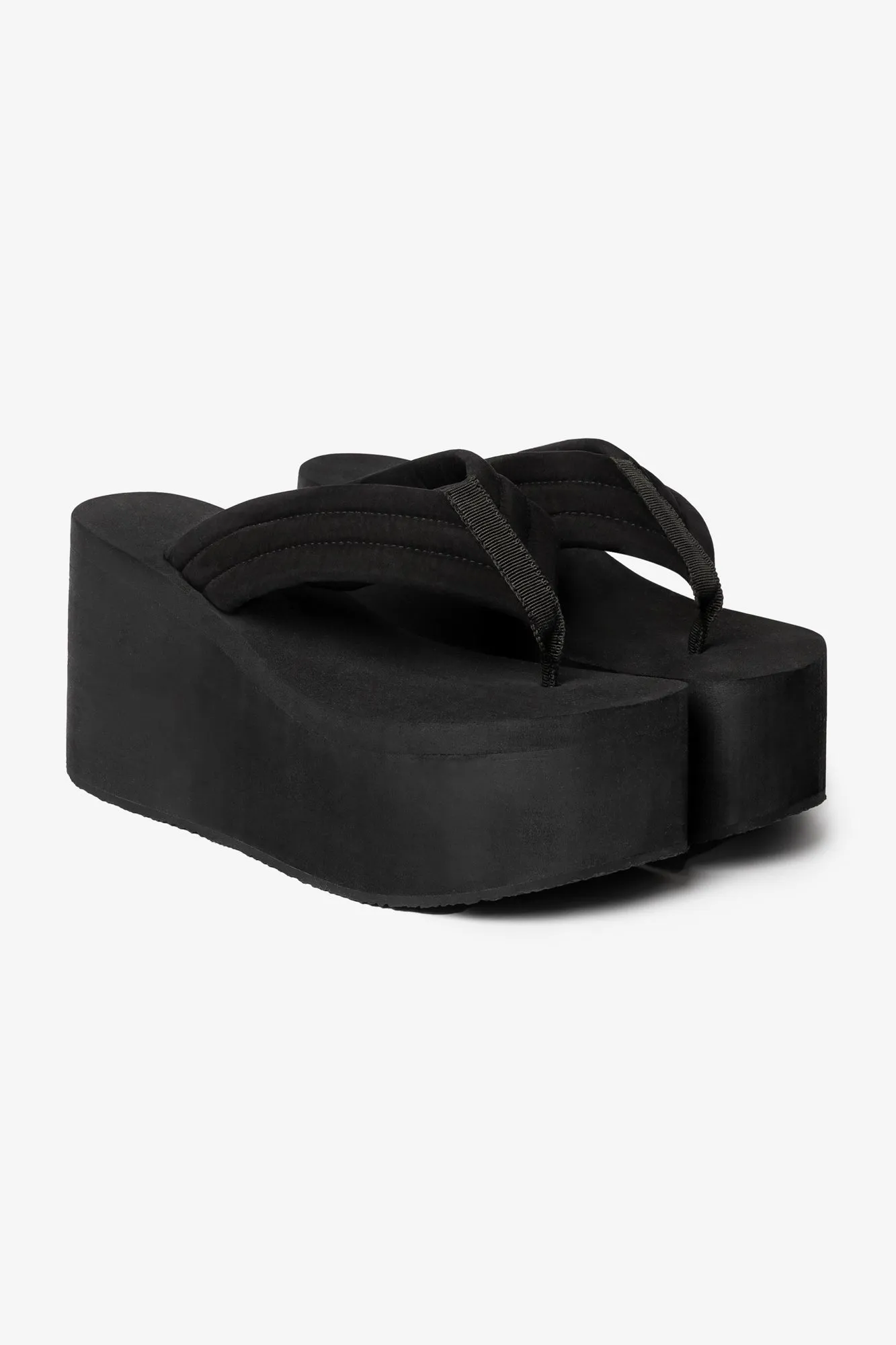 RSHOE01 - Platform Wedge Thong Sandal