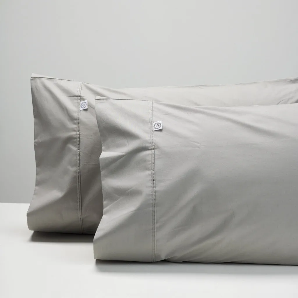 Smoke Cotton Pillowcases - Standard