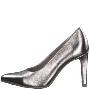 Sophisticated Pweter Pointed Toe Heels