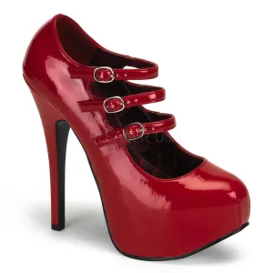 Teeze-05 Red Platform Pumps