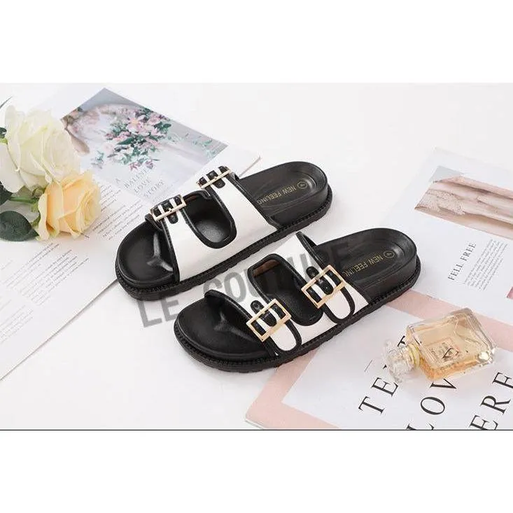 Thick Sole Fashionable Slide Sandals