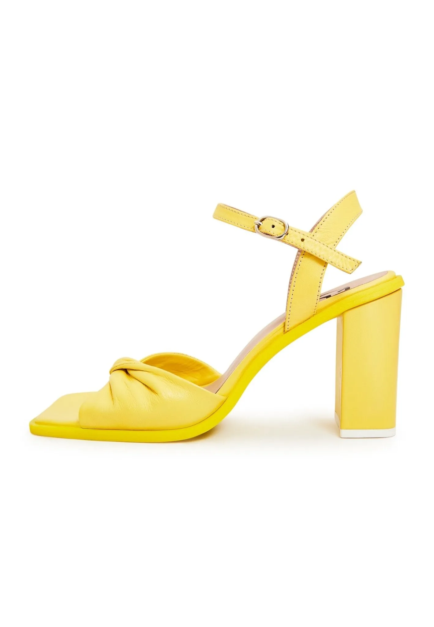 Timeless Block Heels - Yellow