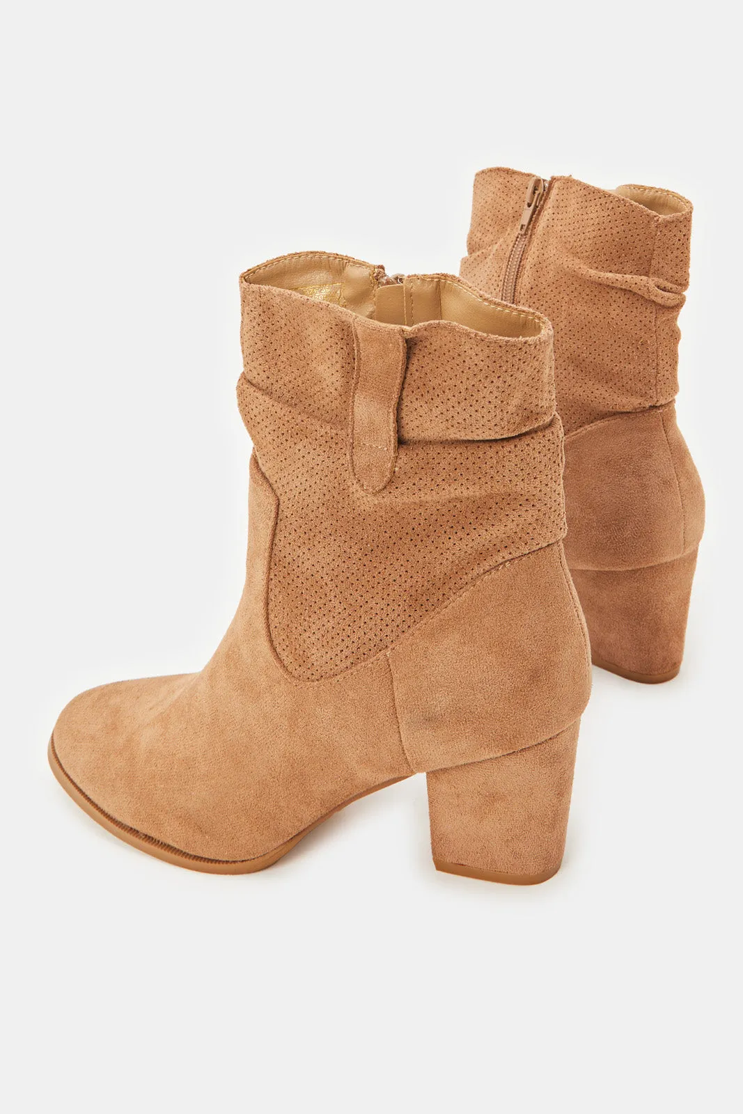 Women Beige Boots