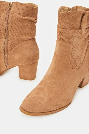 Women Beige Boots